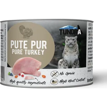 Krmivo pro kočku Tundra Cat čisté krůtí maso 6× 200 g