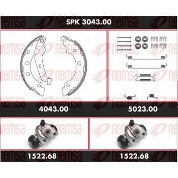 Brzdový buben REMSA Souprava brzd, bubnová brzda SPK304300