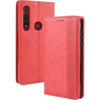 Pouzdro na mobilní telefon VSECHNONAMOBIL 20915 BUSINESS Peňaženkový kryt Motorola Moto G8 Plus červený