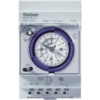 modulární přístroj a rozvaděč Spínací hodiny analogové Theben SYNCHRONA 161d 1610011