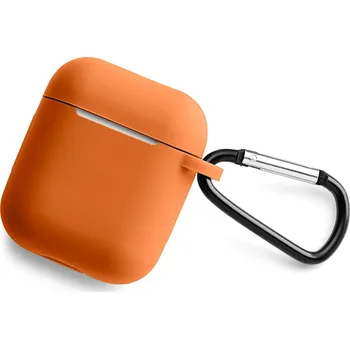 Příslušenství pro sluchátka Pouzdro na AirPods Gen 2 | Oranžové | Silikon - Trendhim