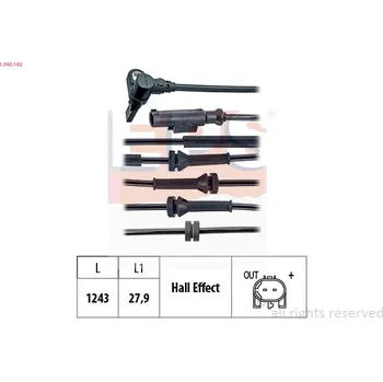 ABS Snímač, počet otáček kol EPS 1.960.183