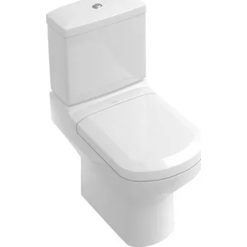 Klozet Villeroyboch VILLEROY & BOCH SENTIQUE WC mísa 375x695x870mm, odpad vodorovný, hluboké splachování, bílá Alpin