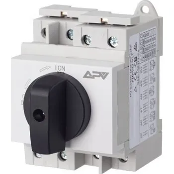 Jistič FVE Hlavní odpojovač Adelid APV 4P, otočný 32A 1200V DC APV-LGT-DC-32A