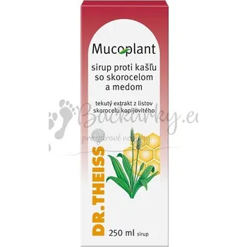Lék Mucoplant Sirup proti kašli se jitrocelem a medem 250 ml
