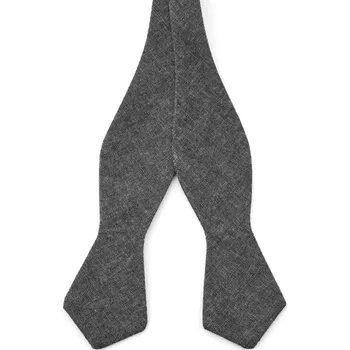 Motýlek Šedý vázací bavlněný motýlek - Bohemian Revolt