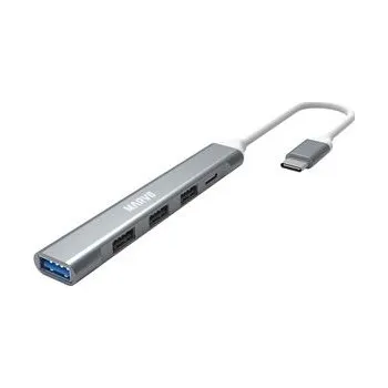 USB hub USB (3.0) hub 5-port, UH008, kovová, Marvo (UH008)