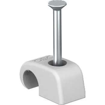 Spojovací materiál Kabelová příchytka OBO 2025 25 LGR d=4-7mm L25 šedá 2228629 (100ks)