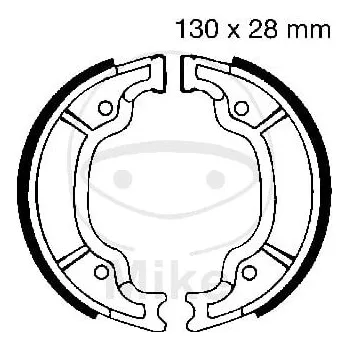 Brzda pro motocykl STANDARDNÍ BRZDOVÉ ČELISTI YAMAHA XV 250 Virago 1989-2000