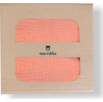 Povlečení Maceshka Mušelínové povlečení Nature, marsala