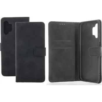 Pouzdro na mobilní telefon TT-TopTechnology Kožené pouzdro Xiaomi Redmi Note 12s černé, black, řada Smart Velvet, materiál syntetická kůže