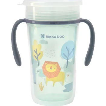 KikkaBoo Hrnek trénovací 360° 300ml 12m+ Lion