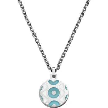 Náhrdelník Evil Eye | Nebesky modrý náhrdelník stříbrné barvy - Waykins