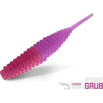 Rybářský háček Gumová nástraha Delphin Stinx Grub, 4 cm, Chewy Shrimp Barva nástrahy Stinx Grub: Chewy Schrimp