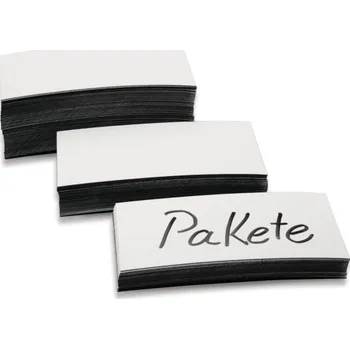 Magnetoplan magnetické etikety bílé 30x100x0,6mm