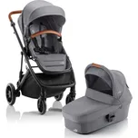 Britax Römer Set 2v1 kočárek STRIDER M + hluboká korba, Elephant Grey