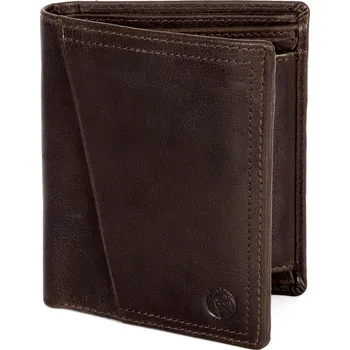 Peněženka Montreal Rustic hnědá RFID kožená peněženka - Lucleon