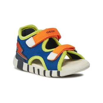 Dámské sandále Sandály Geox B Sandal Iupidoo Boy B455PA 01454 C0685 Tmavomodrá 22