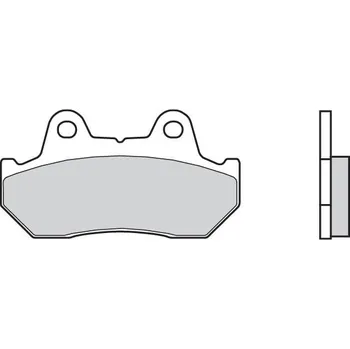 Brzdová destička Brzdové destičky BREMBO Street Sintered Metal - 07HO10SA HONDA CBX 650 1983-1984