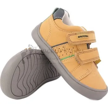 Chlapecké polobotky Dětské barefoot boty Protetika RASEL beige - vel. 28