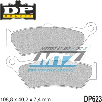 Brzdová destička Destičky brzdové DP623-RDP DP Brakes - směs RDP X-RACE Titanium DP623-RDP