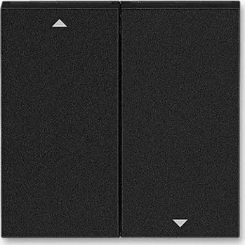 vypínač ABB Levit M kryt spínače žaluziového onyx/kouřová černá 3559H-A00662 63