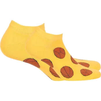 Pánské kotníkové ponožky CASUAL oranžová 42-44