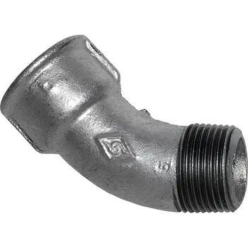 Fitinka Pneumatics & Hydraulics Obloukové šroubení 45° vnitřní a vnější závit R1/2"