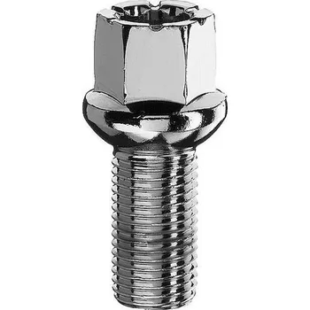 Šroubek na kolo Bimecc Kolový šroub M14x1,5x27 - kulová R14 - 48mm - klíč 17