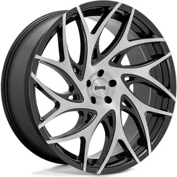 Příslušenství ke karavanu DUB S260 G.O.A.T. disk 24x10 6X139.7 106.1 ET25, Lesklá černá