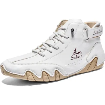 Pánská běžecká obuv Outdoorové tenisky MIX583 Barva: Bílá, Velikost: 46