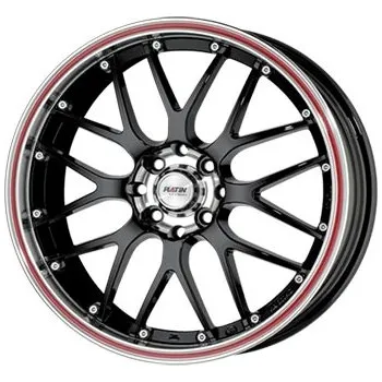 Disk alu-kola PLATIN P61 Black R 7x17, 5x100 ET35, černý-leštěný límec