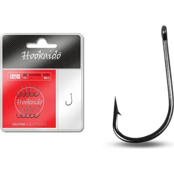 Rybářský háček Háček Delphin HKD Feeder HALFER ring / 10+1ks|BN/12