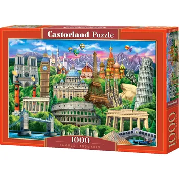 Puzzle Puzzle Castorland 1000 dílků - FAMOUS LANDSMARK