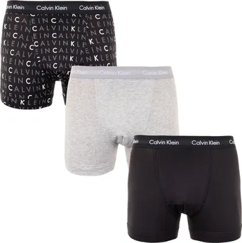 Boxerky 3PACK pánské boxerky Calvin Klein vícebarevné (U2662G-YKS) S U2662G-YKS Možnost vrácení zboží ZDARMA do 120 dnů!