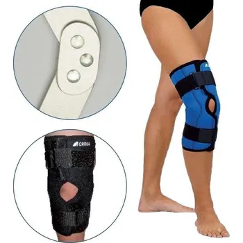 Ortika ortéza kolenního kloubu OR 7C - XXXL—Ortéza krátká s přední zapínání s dvouosým duralovým kloubem