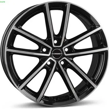 Alu kolo alu-kola Borbet W 8x20, 5x108 ET45, černo leštěný/lesklý