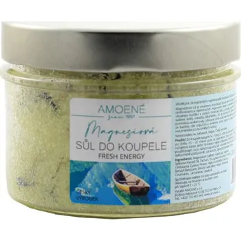 Tělový balzám Magnéziová sůl do koupele Fresh energy 200g - Amoené s.r.o.