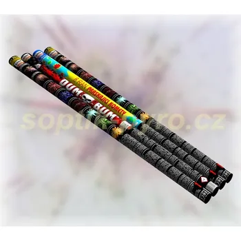 Zábavní pyrotechnika mix efektů 8 výstřelů (mix 4 kusy)