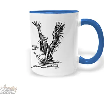 Hrnek - Anděl Barva: Modrá