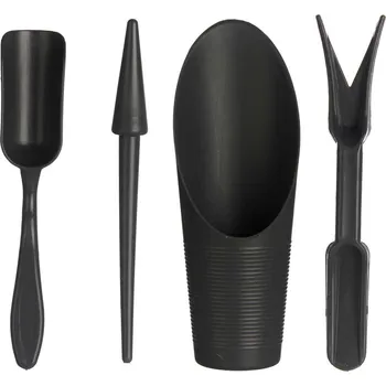 Příbor IBERGARDEN Sada zahradních plastových nářadí: lopata, vroubkování, ruční secí stroj