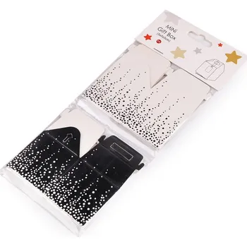 Dárková krabička Dárková mini krabička s visačkou 2 stříbrná