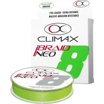 Přívlačová šňůra Climax iBraid NEO fluo -chartreuse 135m/0,08mm / 4,9k