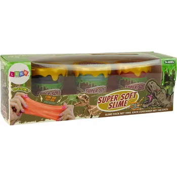 LEAN Toys Super Soft Slime 3 ks…