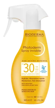 Přípravek na opalování Bioderma Photoderm Invisible sprej na opalování SPF30 300 ml