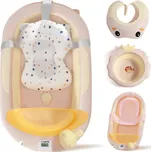 Dětská vanička Pupyhou s příslušenstvím, 7 dílů Barva: Pink (růžová)