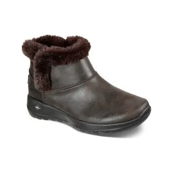 Dámské kozačky Polokozačky Skechers On-The-Go Joy Endeavor 144013/CHOC Hnědá 36