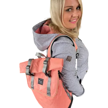 Městský batoh Designový rolovací batoh Maigiu černá