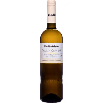 Víno Akce ihned Tramín červený 2021 pozdní sběr, polosuché 0,75 l bílé Vinařství Vladimír Tetur