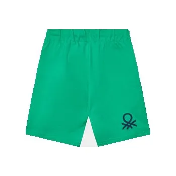 Pánské kraťasy United Colors Of Benetton Sportovní kraťasy 3BL0G900Q Zelená Regular Fit 82